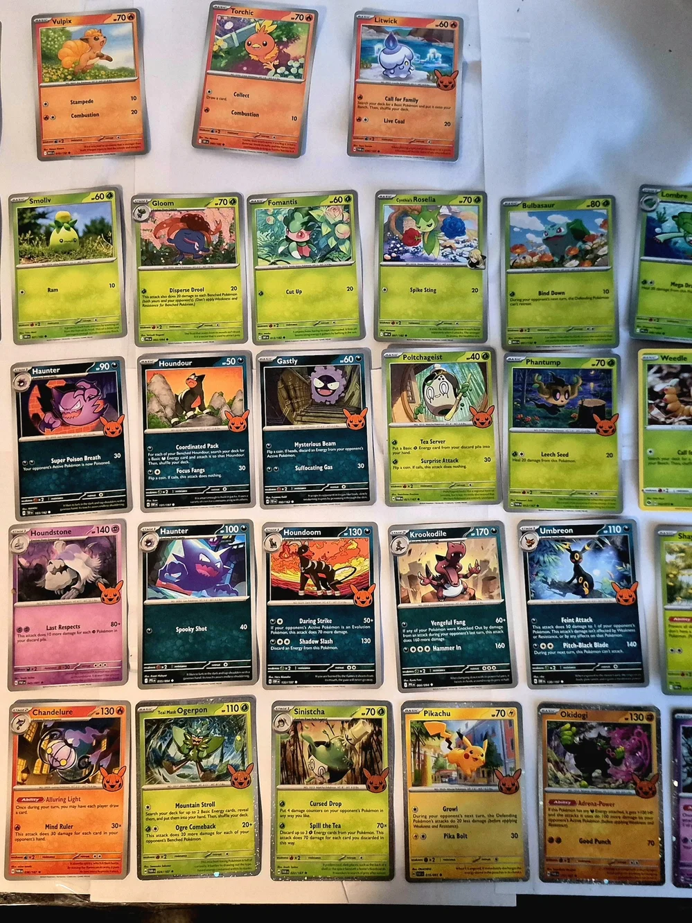 Nintendo Pokemon TCG Trick or Trade 2023 Halloween Card Lot Multi